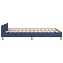 vidaXL ágykeret matrac nélkül kék 120x200 cm szövet 120x200 cm