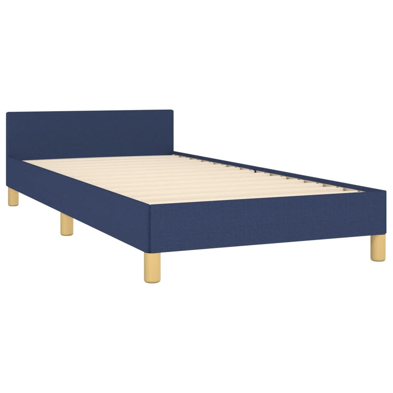 vidaXL ágykeret matrac nélkül kék 80x200 cm szövet