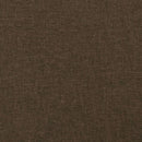 vidaXL sötétbarna szövet ágykeret matrac nélkül 140 x 200 cm