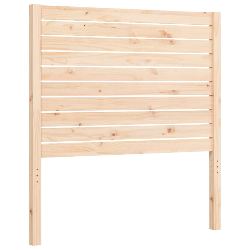 vidaXL tömör fa ágykeret fejtámlával 90 x 200 cm