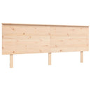 vidaXL tömör fa ágy időseknek fejtámlával 200x200 cm
