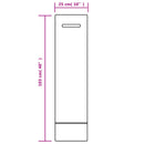 vidaXL 25 db sötétzöld HDPE homokzsák 103 x 25 cm