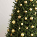 vidaXL 111 részes aranyszínű polisztirol karácsonyi gömb szett