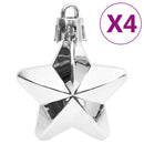 vidaXL 111 részes fehér és szürke polisztirol karácsonyi gömb szett