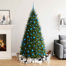 vidaXL 111 részes kék polisztirol karácsonyi gömb szett