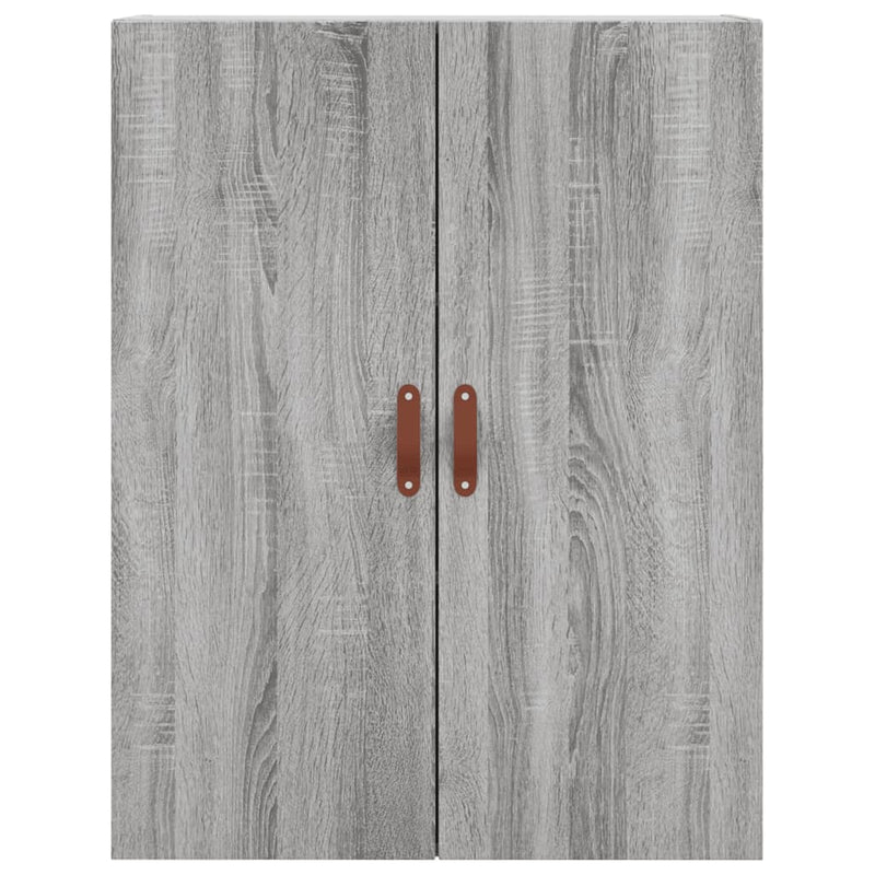 vidaXL 2 db szürke sonoma színű fali szekrény 69,5 x 34 x 90 cm