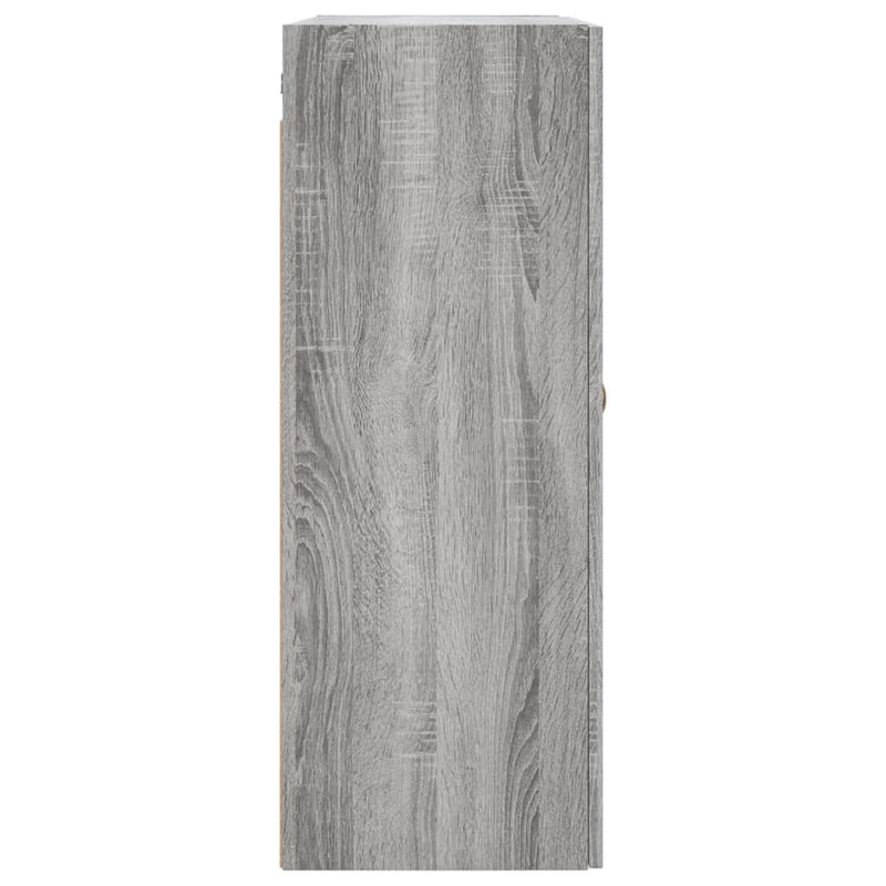 vidaXL 2 db szürke sonoma színű fali szekrény 69,5 x 34 x 90 cm