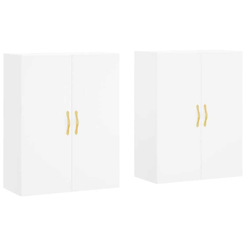 vidaXL 2 db fehér fali szekrény 69,5 x 34 x 90 cm