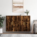 vidaXL 2 db füstös tölgy színű faliszekrény 69,5 x 34 x 90 cm