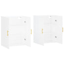 vidaXL 2 db fehér fali szekrény 69,5 x 34 x 90 cm