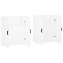 vidaXL 2 db fehér fali szekrény 69,5 x 34 x 90 cm