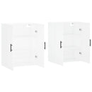 vidaXL 2 db fehér fali szekrény 69,5 x 34 x 90 cm