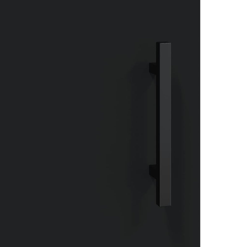 vidaXL 2 db fekete fali szekrény 69,5 x 34 x 90 cm