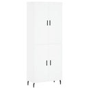 vidaXL fehér szerelt fa magasszekrény 69,5 x 34 x 180 cm