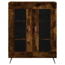 vidaXL füstös tölgy színű szerelt fa magasszekrény 69,5 x 34 x 180 cm