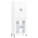 vidaXL fehér szerelt fa magasszekrény 69,5 x 34 x 180 cm