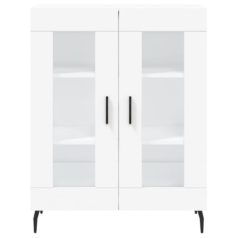 vidaXL fehér szerelt fa magasszekrény 69,5 x 34 x 180 cm