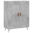 vidaXL betonszürke szerelt fa magasszekrény 69,5 x 34 x 180 cm