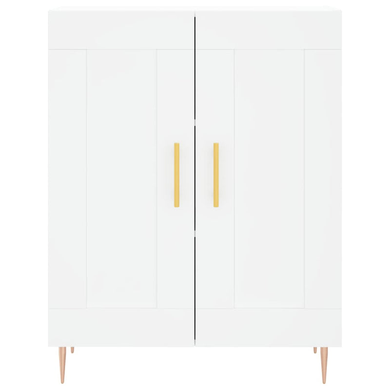 vidaXL fehér szerelt fa magasszekrény 69,5 x 34 x 180 cm