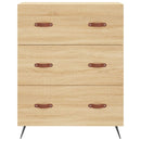 vidaXL sonoma tölgy szerelt fa magasszekrény 69,5 x 34 x 180 cm