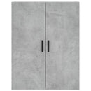 vidaXL betonszürke szerelt fa magasszekrény 69,5 x 34 x 180 cm