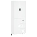 vidaXL fehér szerelt fa magasszekrény 69,5 x 34 x 180 cm