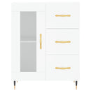 vidaXL fehér szerelt fa magasszekrény 69,5 x 34 x 180 cm