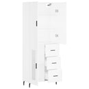 vidaXL fehér szerelt fa magasszekrény 69,5 x 34 x 180 cm