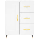 vidaXL fehér szerelt fa magasszekrény 69,5 x 34 x 180 cm