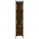 vidaXL 5 szintes barna tölgyszínű fa könyvespolc 76 x 32 x 158 cm