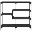 vidaXL fekete szerelt fa tálalóasztal 103x32x95 cm