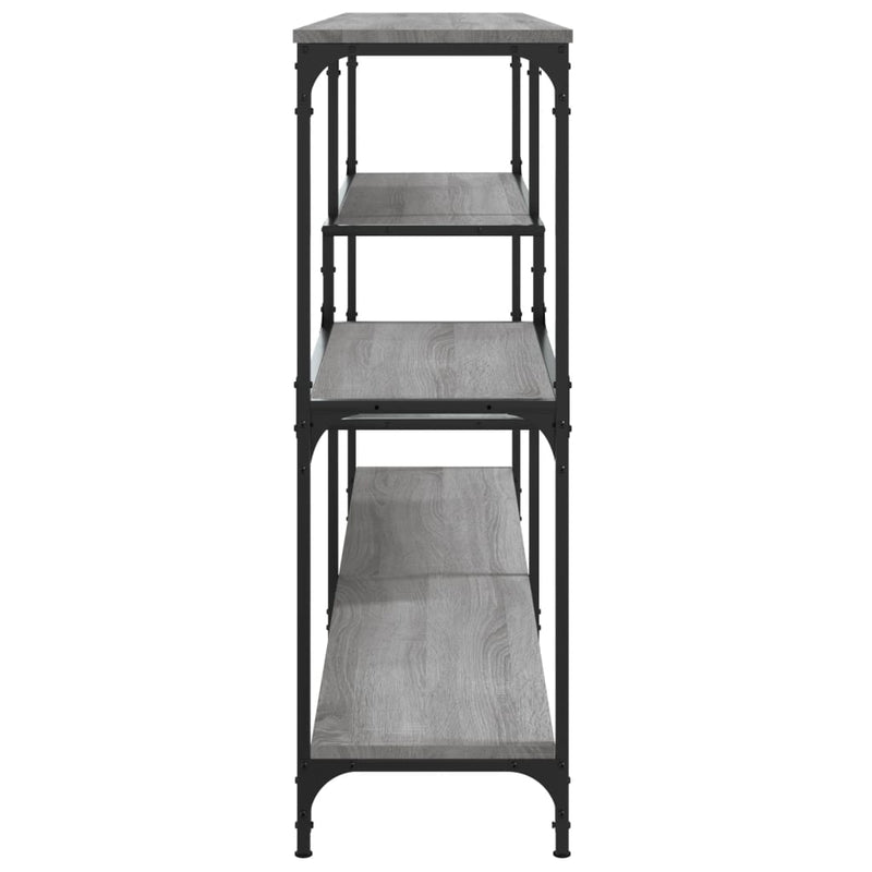 vidaXL szürke sonoma színű szerelt fa tálalóasztal 160x32x95 cm