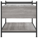 vidaXL szürke sonoma színű szerelt fa dohányzóasztal 50 x 50 x 50 cm