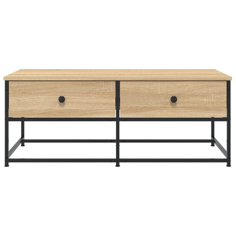 vidaXL sonoma tölgy színű szerelt fa dohányzóasztal 100 x 51 x 40 cm