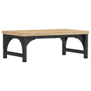 vidaXL sonoma-tölgyszínű szerelt fa monitorállvány 37 x 23 x 14 cm