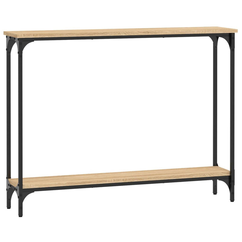 vidaXL sonoma tölgy színű szerelt fa dohányzóasztal 100 x 22,5 x 75 cm