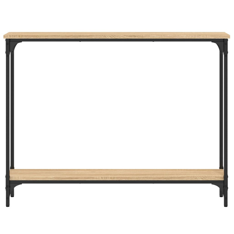 vidaXL sonoma tölgy színű szerelt fa dohányzóasztal 100 x 22,5 x 75 cm
