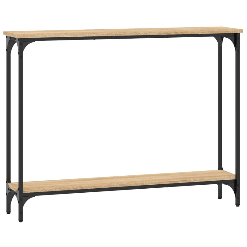 vidaXL sonoma tölgy színű szerelt fa dohányzóasztal 100 x 22,5 x 75 cm