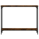 vidaXL füstös tölgy színű szerelt fa tálalóasztal 100x22,5x75 cm