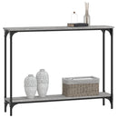 vidaXL szürke sonoma színű szerelt fa tálalóasztal 100x22,5x75 cm