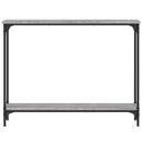 vidaXL szürke sonoma színű szerelt fa tálalóasztal 100x22,5x75 cm