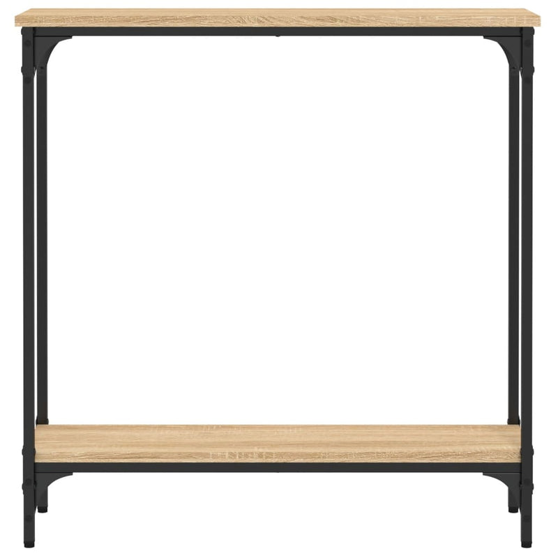 vidaXL sonoma tölgy színű szerelt fa dohányzóasztal 75x22,5x75 cm