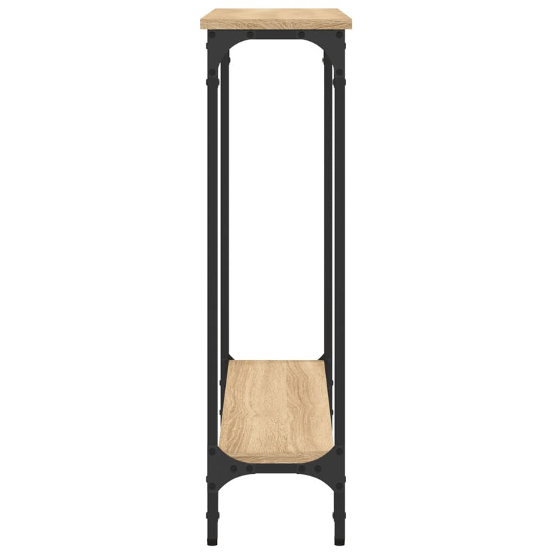 vidaXL sonoma tölgy színű szerelt fa dohányzóasztal 75x22,5x75 cm