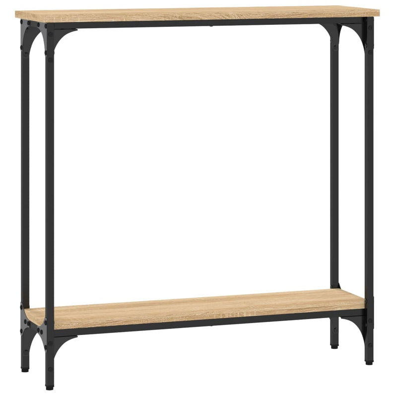 vidaXL sonoma tölgy színű szerelt fa dohányzóasztal 75x22,5x75 cm