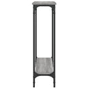 vidaXL szürke sonoma színű szerelt fa konzolasztal 75x22,5x75 cm