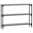 vidaXL szürke sonoma színű szerelt fa konzolasztal 100x22,5x75 cm