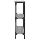 vidaXL szürke sonoma színű szerelt fa konzolasztal 100x22,5x75 cm