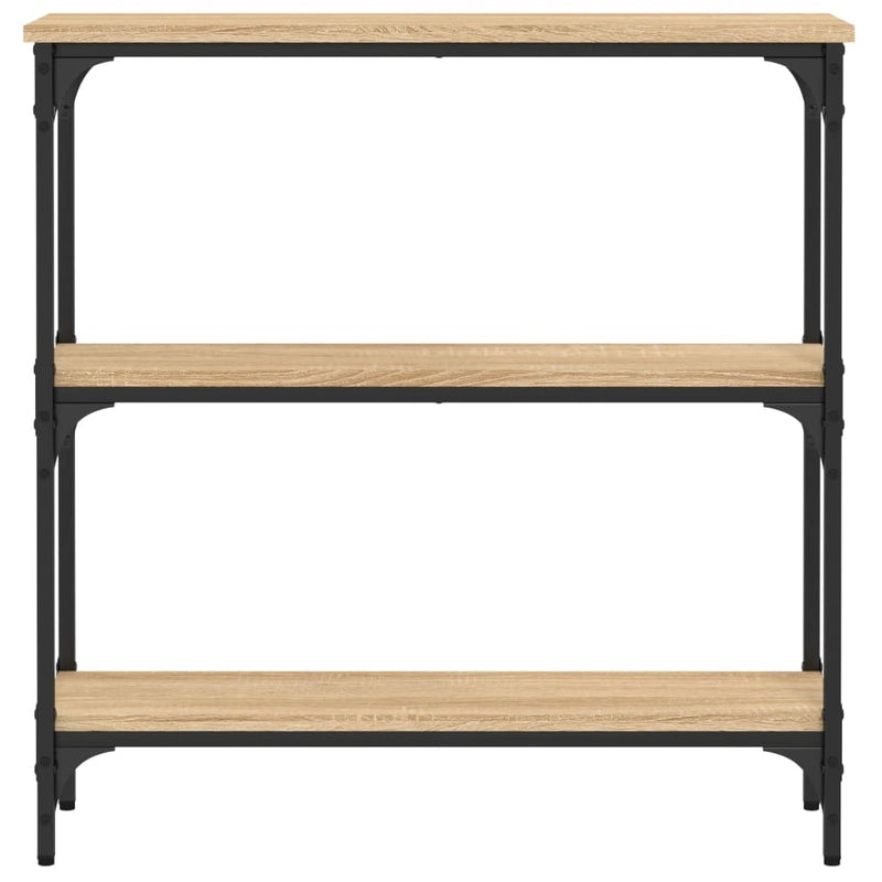 vidaXL sonoma tölgy színű szerelt fa dohányzóasztal 75x22,5x75 cm