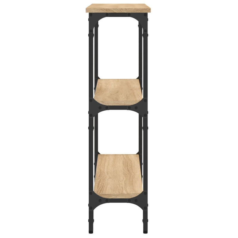 vidaXL sonoma tölgy színű szerelt fa dohányzóasztal 75x22,5x75 cm