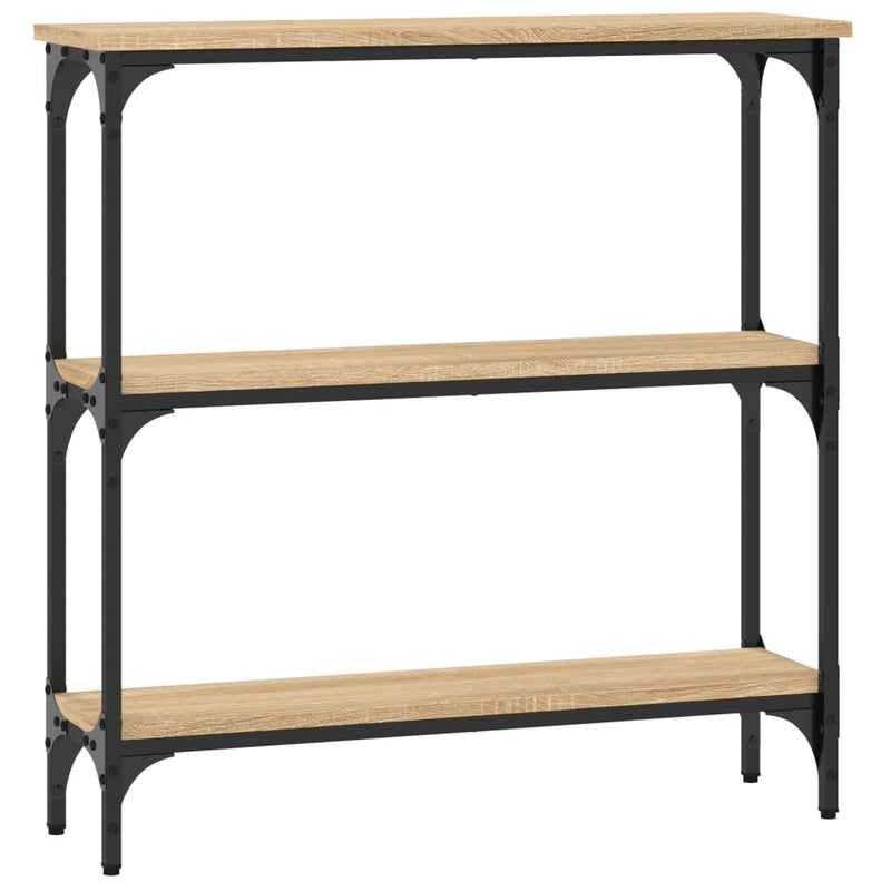 vidaXL sonoma tölgy színű szerelt fa dohányzóasztal 75x22,5x75 cm